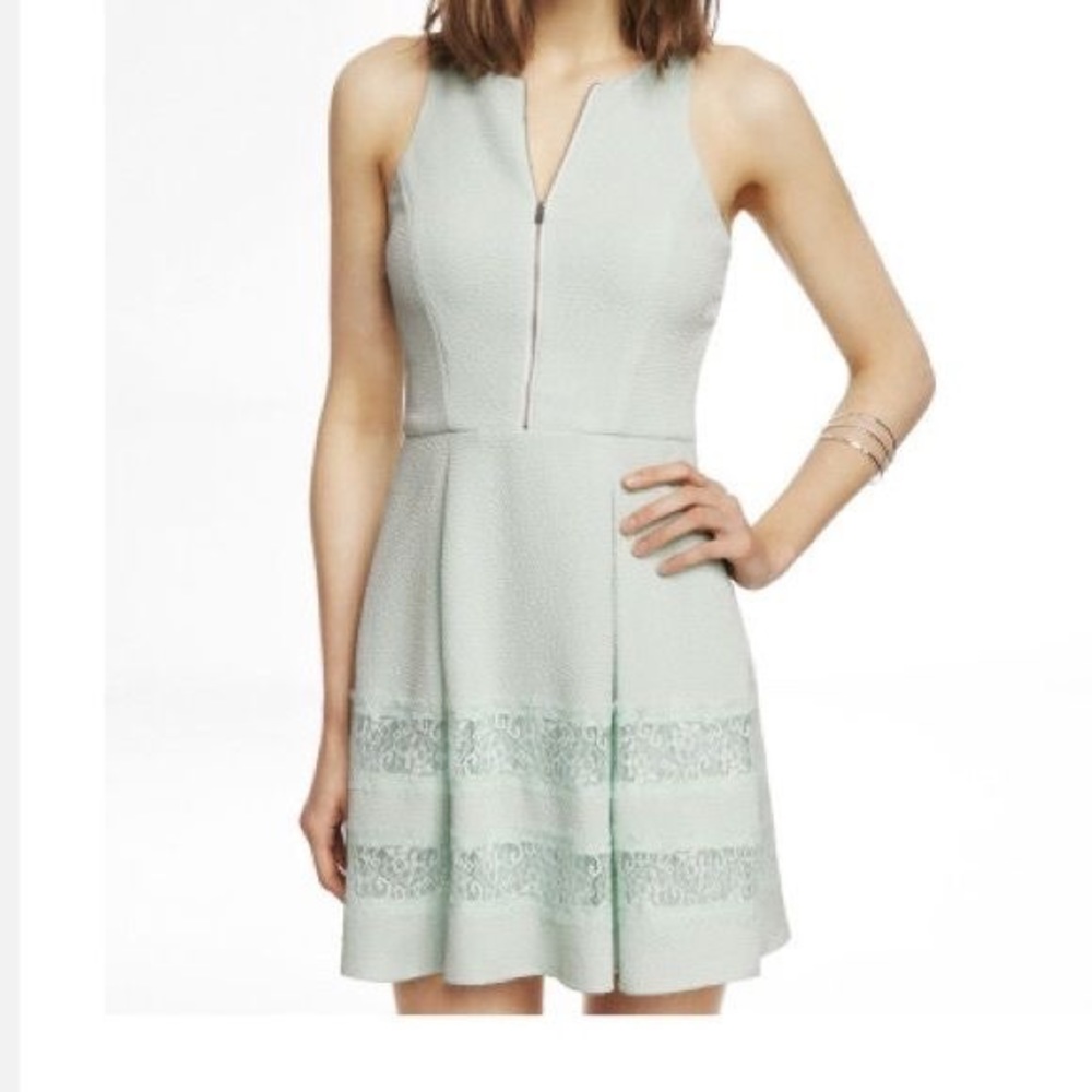 Express Mint Color Dress
